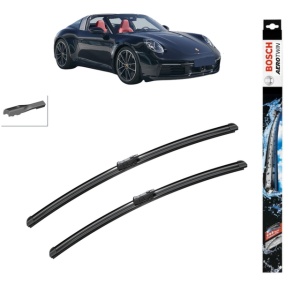 Set stergatoare auto PORSCHE 911 Targa (992) din 2020-2021, Bosch Aerotwin, din cauciuc siliconat rezistent
