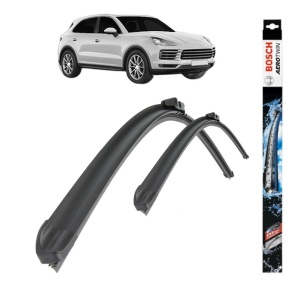 Set stergatoare auto PORSCHE CAYENNE (9YA) din 2017-2021, Bosch Aerotwin, din cauciuc siliconat rezistent