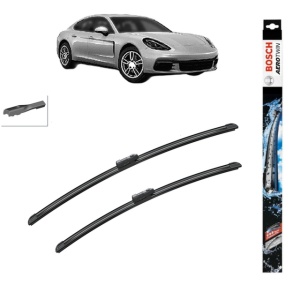 Set stergatoare auto PORSCHE PANAMERA (971) din 2016-2023, Bosch Aerotwin, din cauciuc siliconat rezistent
