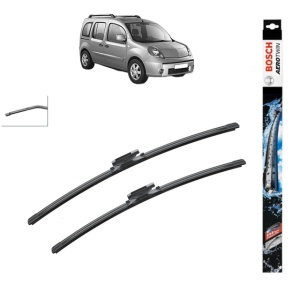 Set stergatoare auto RENAULT KANGOO / GRAND KANGOO II (KW0/1_) din 2008-2019, Bosch Aerotwin, din cauciuc siliconat rezistent
