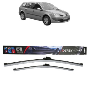 Set stergatoare auto RENAULT MEGANE II Estate Van (KM_) din 2003-2009, Derby, din cauciuc siliconat rezistent