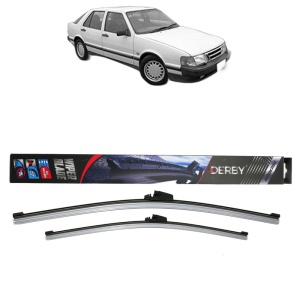 Set stergatoare auto SAAB 9000 Hatchback din 1984-1998, Derby, din cauciuc siliconat rezistent