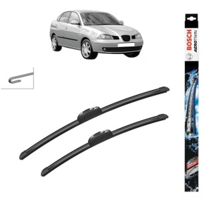 Set stergatoare auto SEAT CORDOBA (6L2) din 2002-2009, Bosch Aerotwin Retrofit, din cauciuc siliconat rezistent