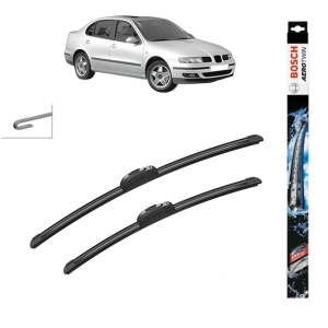 Set stergatoare auto SEAT TOLEDO II (1M2) din 1998-2006, Bosch Aerotwin Retrofit, din cauciuc siliconat rezistent