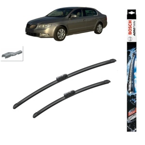 Set stergatoare auto SKODA SUPERB II Estate (3T5) din 2009-2015, Bosch Aerotwin, din cauciuc siliconat rezistent
