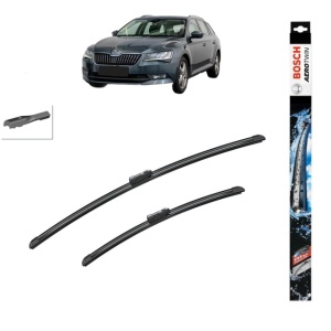 Set stergatoare auto SKODA SUPERB III Estate (3V5) din 2015-2024, Bosch Aerotwin, din cauciuc siliconat rezistent