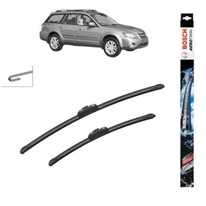 Set stergatoare auto SUBARU OUTBACK (BP) din 2003-2009, Bosch Aerotwin Retrofit, din cauciuc siliconat rezistent