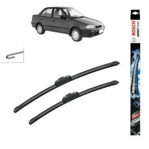 Set stergatoare auto SUZUKI SWIFT II Saloon (AH, AJ) din 1989-2001, Bosch Aerotwin Retrofit, din cauciuc siliconat rezistent