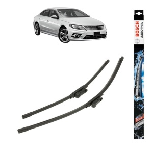Set stergatoare auto VOLKSWAGEN CC B7 (358) din 2011-2016, Bosch Aerotwin, din cauciuc siliconat rezistent