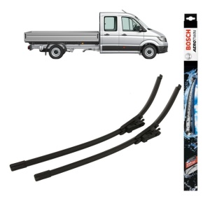 Set stergatoare auto VOLKSWAGEN CRAFTER 30-50 Platform/Chassis (2F_) din 2006-2016, Bosch Aerotwin, din cauciuc siliconat rezistent
