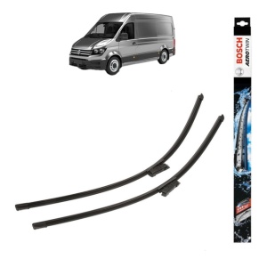 Set stergatoare auto VOLKSWAGEN CRAFTER Van (SY_, SX_) din 2016-2024, Bosch Aerotwin, din cauciuc siliconat rezistent