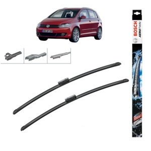 Set stergatoare auto VOLKSWAGEN GOLF PLUS Van (521) din 2009-2014, Bosch Aerotwin Multi, din cauciuc siliconat rezistent - Img 1