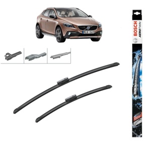 Set stergatoare auto VOLVO V40 Cross Country (526) din 2012-2019, Bosch Aerotwin Multi, din cauciuc siliconat rezistent