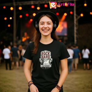 Tricou Rock Chitara, Copii | Dama | Barbat, culoare negru - Img 9