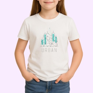 Tricou Urban Cladiri Design Minimal, Copii | Dama | Barbat - Img 3