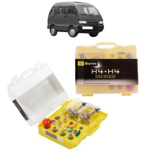Kit trusa Set becuri H4 compatibila cu DAIHATSU HIJET Bus (S85) din 1994-1998, bec far, semnalizare , pozitie, iluminare numar, frana, plafoniera, stop frana