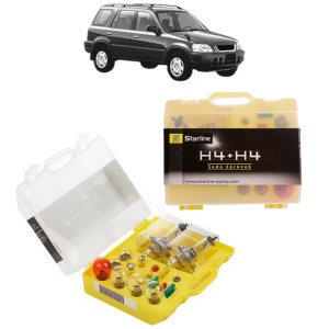 Kit trusa Set becuri H4 compatibila cu HONDA CR-V I (RD) din 1995-2002, bec far, semnalizare , pozitie, iluminare numar, frana, plafoniera, stop frana
