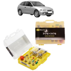 Kit trusa Set becuri H4 compatibila cu MITSUBISHI COLT IV (CA_A) din 1992-1996, bec far, semnalizare , pozitie, iluminare numar, frana, plafoniera, stop frana