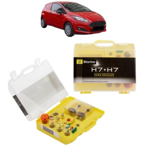 Kit trusa Set becuri H7 compatibila cu FORD FIESTA VII Van din 2018-2020, bec far, semnalizare , pozitie, iluminare numar, frana, plafoniera, stop frana