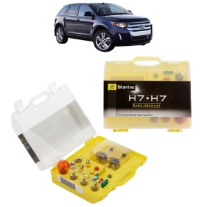 Kit trusa Set becuri H7 compatibila cu FORD USA EDGE din 2015-2018, bec far, semnalizare , pozitie, iluminare numar, frana, plafoniera, stop frana