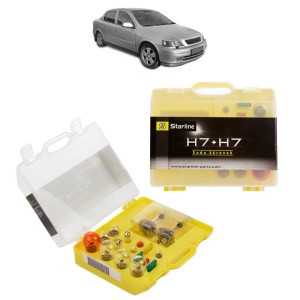Kit trusa Set becuri H7 compatibila cu OPEL ASTRA G CLASSIC Saloon (T98) din 2004-2009, bec far, semnalizare , pozitie, iluminare numar, frana, plafoniera, stop frana