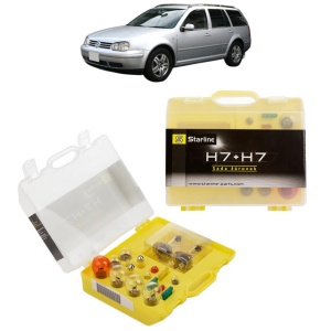 Kit trusa Set becuri H7 compatibila cu Volkswagen GOLF VAN IV Variant (1J5) din 1999-2006, bec far, semnalizare , pozitie, iluminare numar, frana, plafoniera, stop frana
