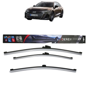 Set 3 stergatoare AUDI A6 C9 Avant (FN5) din 2025, Derby, din cauciuc siliconat rezistent - Img 1