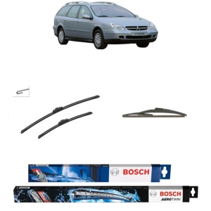 Set 3 stergatoare CITROEN C5 I Estate Van (DE_) din 2002-2004, Bosch Aerotwin Retrofit, din cauciuc siliconat rezistent