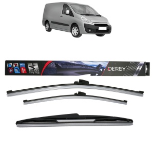 Set 3 stergatoare CITROEN JUMPY II Van din 2007-2016, Derby, din cauciuc siliconat rezistent