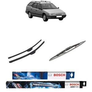 Set 3 stergatoare CITROEN XM Break (Y3) din 1990-1994, Bosch Aerotwin Retrofit, din cauciuc siliconat rezistent