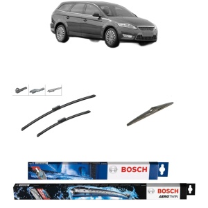 Set 3 stergatoare FORD MONDEO IV Turnier (BA7) din 2007-2015, Bosch Aerotwin Multi, din cauciuc siliconat rezistent