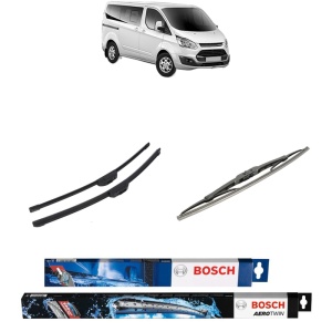 Set 3 stergatoare FORD TRANSIT TOURNEO Bus din 1994-2014, Bosch Aerotwin Retrofit, din cauciuc siliconat rezistent