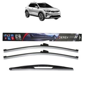Set 3 stergatoare KIA STONIC Hatchback Van (YB) din 2018, Derby, din cauciuc siliconat rezistent