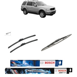 Set 3 stergatoare LINCOLN AVIATOR din 2002-2005, Bosch Aerotwin Retrofit, din cauciuc siliconat rezistent