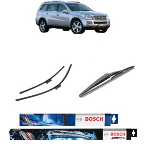 Set 3 stergatoare MERCEDES-BENZ GL-CLASS (X164) din 2006-2012, Bosch Aerotwin, din cauciuc siliconat rezistent