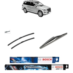 Set 3 stergatoare MERCEDES-BENZ GL-CLASS (X166) din 2012-2015, Bosch Aerotwin, din cauciuc siliconat rezistent