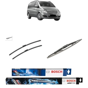 Set 3 stergatoare MERCEDES-BENZ VIANO (W639) din 2003-2014, Bosch Aerotwin, din cauciuc siliconat rezistent