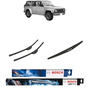 Set 3 stergatoare NISSAN PATROL III/2 Station Wagon (W260) din 1989-1995, Bosch Aerotwin Retrofit, din cauciuc siliconat rezistent