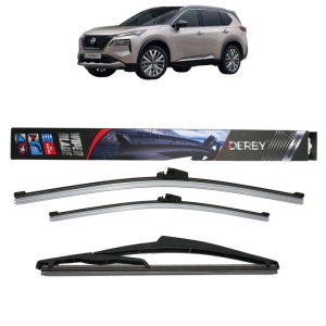 Set 3 stergatoare NISSAN X-TRAIL IV (T33) din 2022, Derby, din cauciuc siliconat rezistent