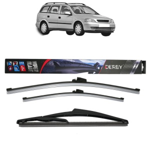 Set 3 stergatoare OPEL ASTRA G Estate (T98) din 1998-2004, Derby, din cauciuc siliconat rezistent