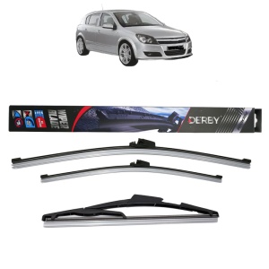 Set 3 stergatoare OPEL ASTRA H (A04) din 2004-2014, Derby, din cauciuc siliconat rezistent