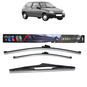 Set 3 stergatoare RENAULT CLIO II Hatchback Van (SB0/1/2_) din 1998-2010, Derby, din cauciuc siliconat rezistent
