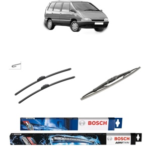 Set 3 stergatoare RENAULT ESPACE II (J/S63_) din 1991-1996, Bosch Aerotwin Retro Truck, din cauciuc siliconat rezistent