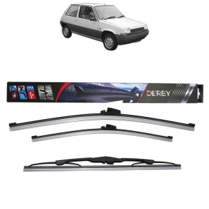 Set 3 stergatoare RENAULT SUPER 5 (B/C40_) din 1984-1996, Derby, din cauciuc siliconat rezistent