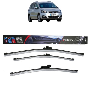 Set 3 stergatoare SEAT ALHAMBRA VAN (711) din 2014-2022, Derby, din cauciuc siliconat rezistent