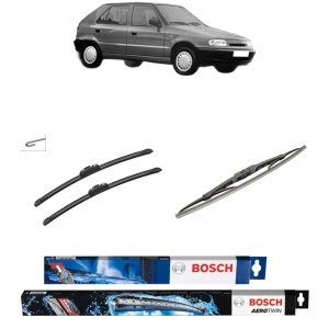 Set 3 stergatoare SKODA FELICIA I (6U1) din 1994-1998, Bosch Aerotwin Retrofit, din cauciuc siliconat rezistent