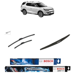 Set 3 stergatoare SSANGYONG XLV VAN din 2016, Bosch Aerotwin Retrofit, din cauciuc siliconat rezistent