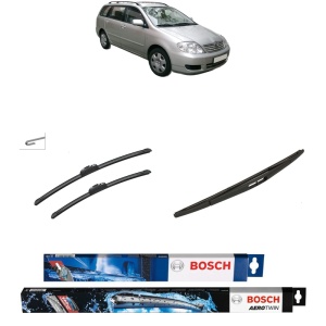 Set 3 stergatoare TOYOTA COROLLA Estate (_E12_) din 2001-2007, Bosch Aerotwin Retrofit, din cauciuc siliconat rezistent