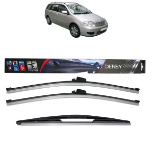 Set 3 stergatoare TOYOTA COROLLA Estate (_E12_) din 2001-2007, Derby, din cauciuc siliconat rezistent
