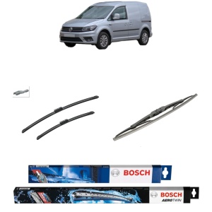 Set 3 stergatoare VOLKSWAGEN CADDY ALLTRACK IV Box Body/MPV (SAA) din 2015-2020, Bosch Aerotwin, din cauciuc siliconat rezistent
